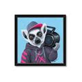 Picture of Music Lemur _GroupedProduct_Square_Framed_Matted_
