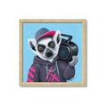 Picture of Music Lemur _GroupedProduct_Square_Framed_Matted_
