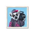 Picture of Music Lemur _GroupedProduct_Square_Framed_Matted_