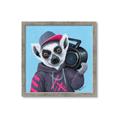 Picture of Music Lemur _GroupedProduct_Square_Framed_Matted_