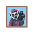 Picture of Music Lemur _GroupedProduct_Square_Framed_Matted_
