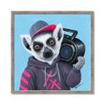 Picture of Music Lemur _GroupedProduct_Square_Framed_Matted_