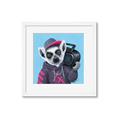 Picture of Music Lemur _GroupedProduct_Square_Framed_Matted_