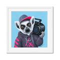 Picture of Music Lemur _GroupedProduct_Square_Framed_Matted_