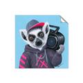 Picture of Music Lemur _GroupedProduct_Square_Unframed_Print_Only_