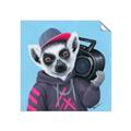 Picture of Music Lemur _GroupedProduct_Square_Unframed_Print_Only_