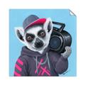 Picture of Music Lemur _GroupedProduct_Square_Unframed_Print_Only_