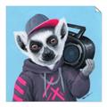 Picture of Music Lemur _GroupedProduct_Square_Unframed_Print_Only_