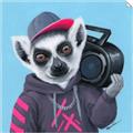 Picture of Music Lemur _GroupedProduct_Square_Unframed_Print_Only_