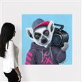 Picture of Music Lemur _GroupedProduct_Square_Canvas_