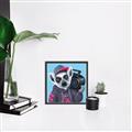 Picture of Music Lemur _GroupedProduct_Square_Canvas_Framed_