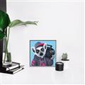 Picture of Music Lemur _GroupedProduct_Square_Canvas_Framed_