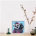 Picture of Music Lemur _GroupedProduct_Square_Canvas_Framed_