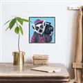 Picture of Music Lemur _GroupedProduct_Square_Canvas_Framed_