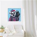Picture of Music Lemur _GroupedProduct_Square_Canvas_Framed_