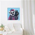 Picture of Music Lemur _GroupedProduct_Square_Canvas_Framed_