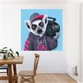 Picture of Music Lemur _GroupedProduct_Square_Unframed_Print_Only_