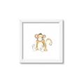 Picture of Baby Monkey _GroupedProduct_Square_Mini_ _GroupedProduct_Square_Framed_Matted_