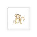 Picture of Baby Monkey _GroupedProduct_Square_Mini_ _GroupedProduct_Square_Framed_Matted_