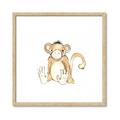 Picture of Baby Monkey _GroupedProduct_Square_Mini_ _GroupedProduct_Square_Framed_Matted_