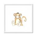 Picture of Baby Monkey _GroupedProduct_Square_Mini_ _GroupedProduct_Square_Framed_Matted_
