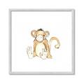 Picture of Baby Monkey _GroupedProduct_Square_Mini_ _GroupedProduct_Square_Framed_Matted_