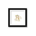 Picture of Baby Monkey _GroupedProduct_Square_Mini_ _GroupedProduct_Square_Framed_Matted_
