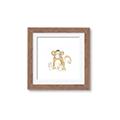 Picture of Baby Monkey _GroupedProduct_Square_Mini_ _GroupedProduct_Square_Framed_Matted_