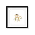 Picture of Baby Monkey _GroupedProduct_Square_Mini_ _GroupedProduct_Square_Framed_Matted_