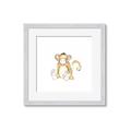 Picture of Baby Monkey _GroupedProduct_Square_Mini_ _GroupedProduct_Square_Framed_Matted_
