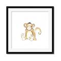 Picture of Baby Monkey _GroupedProduct_Square_Mini_ _GroupedProduct_Square_Framed_Matted_