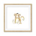 Picture of Baby Monkey _GroupedProduct_Square_Mini_ _GroupedProduct_Square_Framed_Matted_