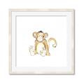 Picture of Baby Monkey _GroupedProduct_Square_Mini_ _GroupedProduct_Square_Framed_Matted_