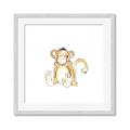 Picture of Baby Monkey _GroupedProduct_Square_Mini_ _GroupedProduct_Square_Framed_Matted_