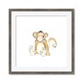 Picture of Baby Monkey _GroupedProduct_Square_Mini_ _GroupedProduct_Square_Framed_Matted_