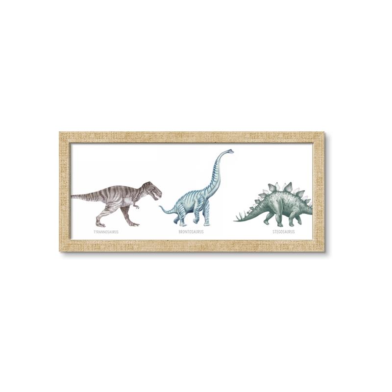 Picture of Trio Dino _GroupedProduct_Panel_Landscape_Mini_ _GroupedProduct_Panel_Landscape_Framed_Matted_