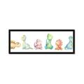 Picture of The Cutest Dino Crew _GroupedProduct_Panel_Landscape_Mini_ _GroupedProduct_Panel_Landscape_Framed_Matted_