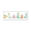 Picture of The Cutest Dino Crew _GroupedProduct_Panel_Landscape_Mini_ _GroupedProduct_Panel_Landscape_Framed_Matted_