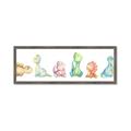 Picture of The Cutest Dino Crew _GroupedProduct_Panel_Landscape_Mini_ _GroupedProduct_Panel_Landscape_Framed_Matted_