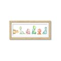 Picture of The Cutest Dino Crew _GroupedProduct_Panel_Landscape_Mini_ _GroupedProduct_Panel_Landscape_Framed_Matted_