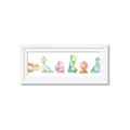 Picture of The Cutest Dino Crew _GroupedProduct_Panel_Landscape_Mini_ _GroupedProduct_Panel_Landscape_Framed_Matted_