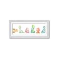 Picture of The Cutest Dino Crew _GroupedProduct_Panel_Landscape_Mini_ _GroupedProduct_Panel_Landscape_Framed_Matted_