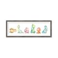 Picture of The Cutest Dino Crew _GroupedProduct_Panel_Landscape_Mini_ _GroupedProduct_Panel_Landscape_Framed_Matted_