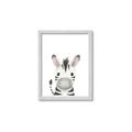Picture of Sweet Zebra _GroupedProduct_Rectangle_Portrait_Framed_Matted_