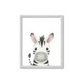 Picture of Sweet Zebra _GroupedProduct_Rectangle_Portrait_Framed_Matted_