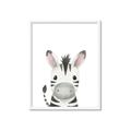 Picture of Sweet Zebra _GroupedProduct_Rectangle_Portrait_Framed_Matted_