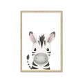 Picture of Sweet Zebra _GroupedProduct_Rectangle_Portrait_Framed_Matted_