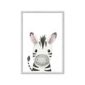 Picture of Sweet Zebra _GroupedProduct_Rectangle_Portrait_Framed_Matted_