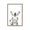 Picture of Sweet Zebra _GroupedProduct_Rectangle_Portrait_Framed_Matted_