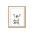 Picture of Sweet Zebra _GroupedProduct_Rectangle_Portrait_Framed_Matted_